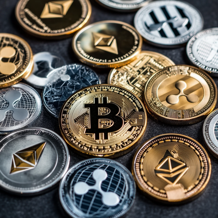 Featured image showcasing advanced trading techniques for cryptocurrency with candlestick charts and digital currency icons.