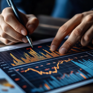 Detailed analysis of alternative investments with charts, graphs, and statistical indicators.