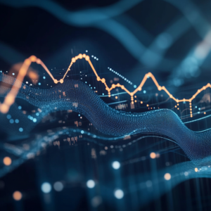 Detailed chart illustrating cryptocurrency market trends with ascending and descending indicators.