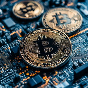 Digital interface showcasing crypto security tools such as two-factor authentication and encryption icons.